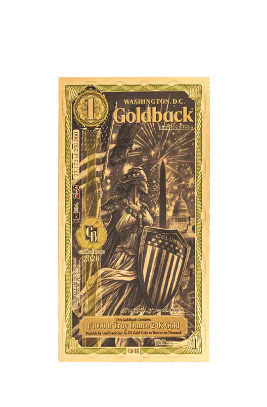 1 Goldback Note