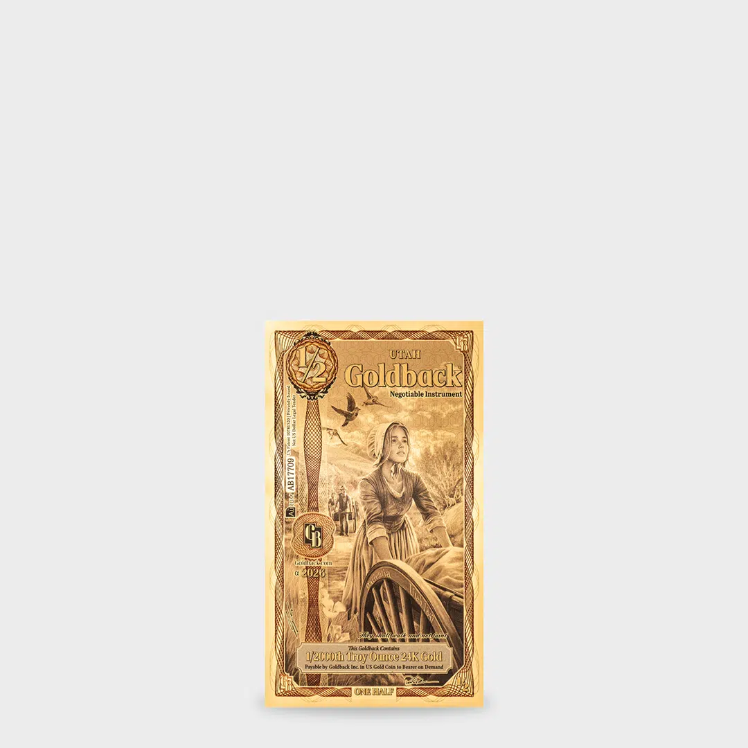 1/2 Goldback Note